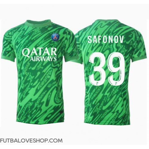 Dres Paris Saint-Germain Matvei Safonov #39 Brankarsky Domáci 2024-25 Krátky Rukáv